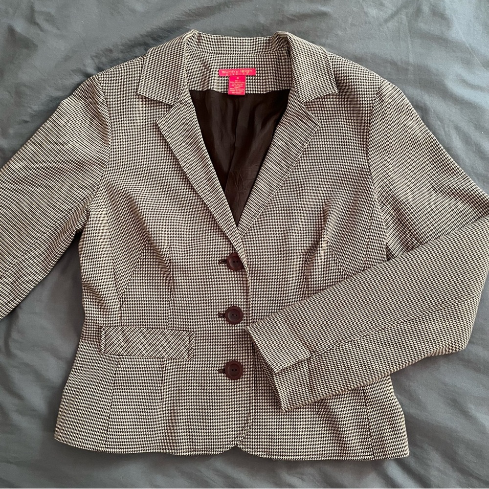 Sunny Leigh Houndstooth Blazer